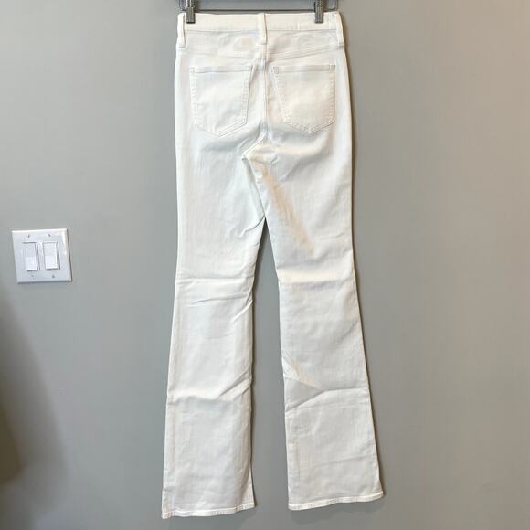 J.Crew Bootcut Jean 2003 Super Stretch Denim Vacation Date Trip CH692 White 25T - Picture 7 of 16